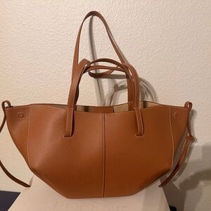 Polene Cyme Mini in textured camel